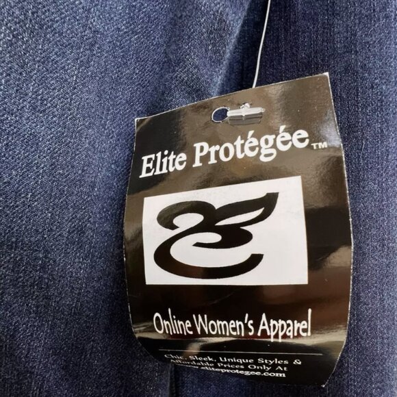 INC International Concepts Women's Jeans Dress Sz 8 Fitted Denim Shirtdress NEW! - Picture 7 of 9